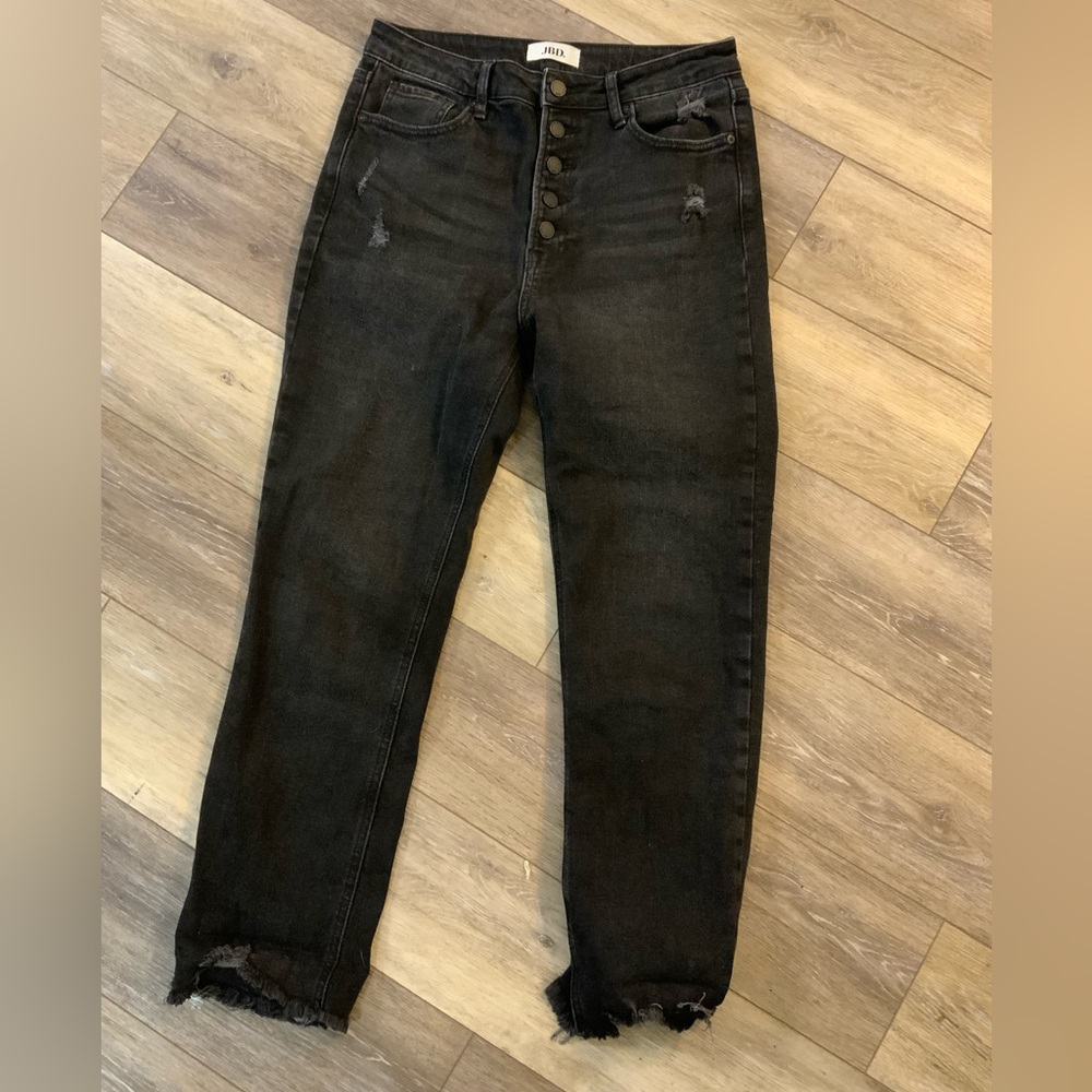 Women's Black Cropped Jeans